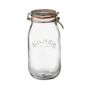 Kilner Kulatá zavařovací sklenice s klipem, 2, 0 l 0025.493 obraz