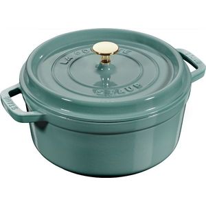 Staub Litinový hrnec s poklicí Cocotte, eukalyptová, 20 cm / 2, 2 l 11020121 obraz