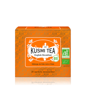 Kusmi Tea Porcovaný černý čaj English Breakfast Bio, 20 sáčků 21647A1120 obraz