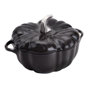 Staub Litinový hrnec ve tvaru dýně s poklicí, 3, 45 l / 24 cm, černá 1024272 obraz