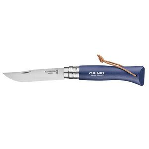 Opinel Sada VR N°08 Inox Trekking, modrý, 8, 5 cm plus pouzdro na opasek 001891 obraz