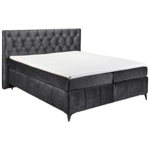 Boxspring postel Pembroke, 180x200, antracitová obraz