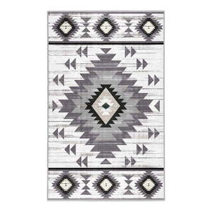 Světle šedý pratelný koberec 80x150 cm Ethnic Geo – Mila Home obraz