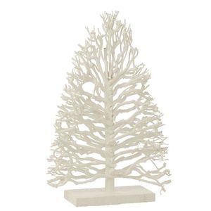 Bílý dřevěný stromek na noze Teatree Wood White - 45*15*70 cm 45015 obraz