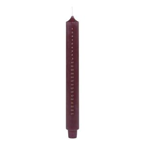 Červená adventní svíčka s čísly 1-24 Advent Candle - Ø 3*29cm / 20h 71083834 obraz