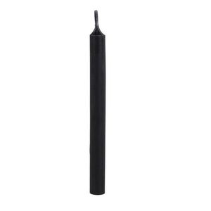 Černá úzká svíčka Taper black - Ø 1, 2 *13cm / 2.5h 70087524 obraz