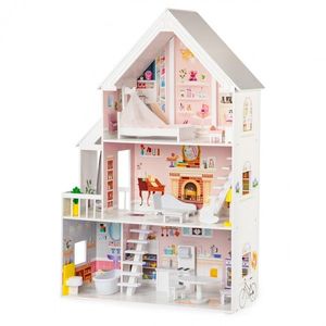 ECOTOYS Domeček pro panenky Residence bílý obraz