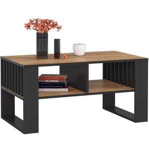 Ak furniture Konferenční stolek Rockford dub craft/černý obraz