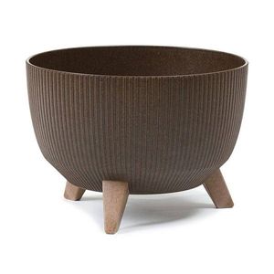 DekorStyle Květináč Rosa Linea 29x18 cm coffee espresso obraz