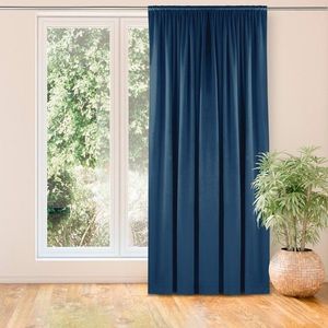 Závěs Homede Vila s klasickým tunelem indigo, velikost 135x175 obraz