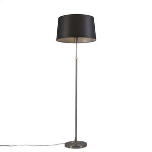 Stojací lampa z oceli s odstínem černé 45 cm nastavitelná - Parte obraz