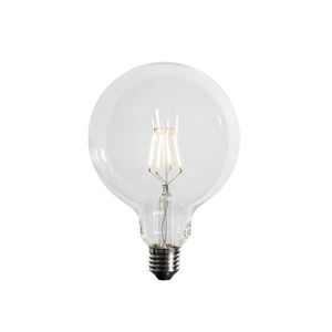 LED žárovka E27 střemi stupni stmívání, spirálovým vláknem G125, 4W, 450lm, 3000K obraz