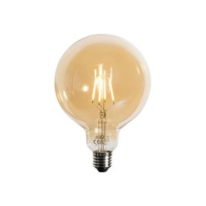 LED žárovka E27 3stupňové stmívání zlatá G125 4W 450lm 2700K obraz