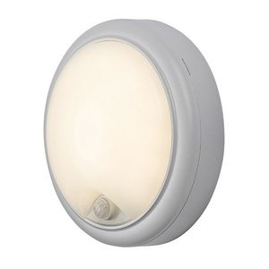 Rabalux Bílé fasádní LED svítidlo s pohybovým čidlem Hitura 15W IP54 77029 obraz