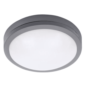 Solight Šedé LED stropní/nástěnné svítidlo 230mm 20W IP54 - VYSTAVENÝ VZOREK VYP15 obraz