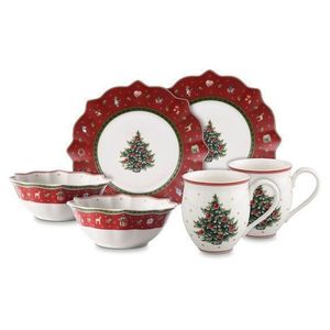 Villeroy & Boch Toy´s Delight snídaňová sada, červená, 6 ks 14-8585-7281 obraz