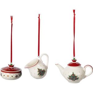 Villeroy & Boch Toy´s Delight Decoration vánoční závěsná dekorace, kávový servis, 3 ks 14-8659-6668 obraz