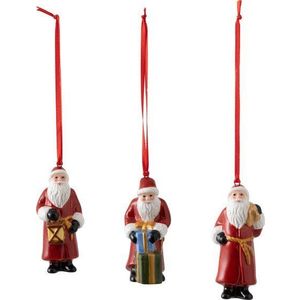 Villeroy & Boch Nostalgic Ornaments vánoční závěsná dekorace, Santa Claus, 3 ks 14-8331-6687 obraz