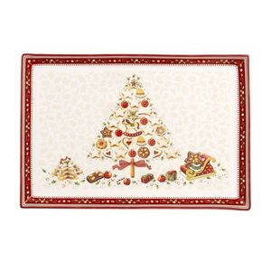 Villeroy & Boch Winter Bakery Delight podnos na dort / vánočku, 39 x 26, 5 cm 14-8612-2850 obraz