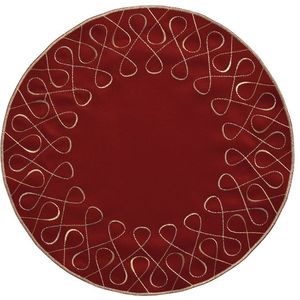 Sander Kulaté prostírání Curly, 36 cm, burgundy 826845-26 obraz