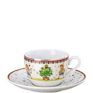 Rosenthal Vánoční cappuccino šálek a podšálek, Vánoční světýlka, 220 ml/16 cm 02476-727474-14765 obraz