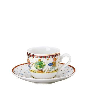 Rosenthal Vánoční espresso šálek a podšálek, Vánoční světýlka, 80 ml/12 cm 02476-727474-14715 obraz