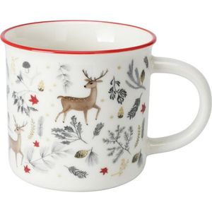 Porcelánový hrnek Winter Deer, 400 ml obraz