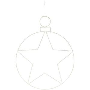 Vánoční závěsná LED dekorace Kerstball Star 236 LED, 48 cm obraz