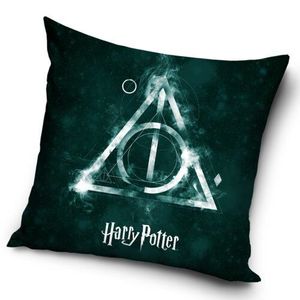 Carbotex Povlak na polštářek Harry Potter Relikvie Smrti, 40 x 40 cm obraz