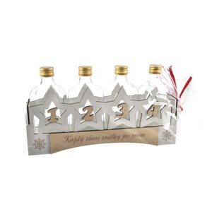 InDecor Skleněná dekorace Advent bottles, 33 x 18, 5 x 6, 5 cm obraz