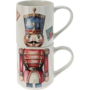 2dílná sada hrnků Louskáček, 265 ml, porcelán obraz