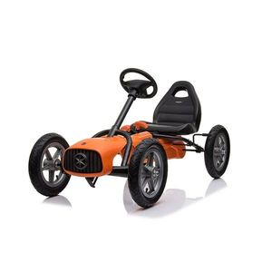 Baby Mix Dětská šlapací motokára Go-kart Buggy, oranžová obraz