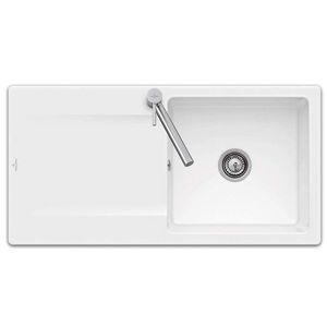 Keramický dřez Villeroy & Boch Siluet 60, 333601RW, Stone White 333601RW obraz