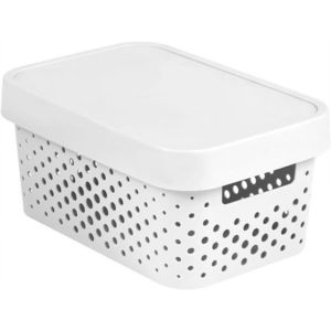 Curver Box INFINITY DOTS 4, 5L - bílý obraz