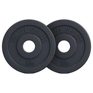 Gorilla Sports Sada zátěžových desek 2 x 2, 5 kg obraz