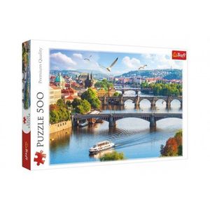 TEDDIES Puzzle Praha ČR, 500 dílků, 48 x 34 cm obraz