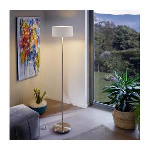 Eglo Eglo - LED Stojací lampa TUNJA 1xE27/60W/230V matný chrom/bílá obraz