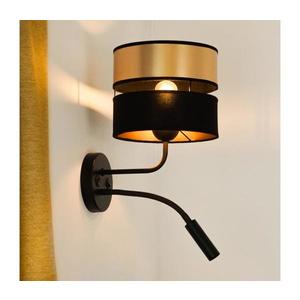 Brilagi Brilagi - Nástěnná lampa ROYAL 1xE27/15W/230V + 1xG9/3W černá/zlatá obraz