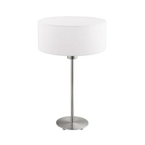 Eglo Eglo - LED Stolní lampa TUNJA 1xE27/60W/230V 38, 5 cm matný chrom/bílá obraz