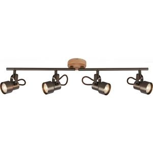 Briloner Briloner 2872-045 - LED Bodové svítidlo TAHUN 4xGU10/5W/230V 3000K hnědá obraz