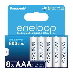 Pana Pana - 8 ks Nabijecí baterie AAA Eneloop 800 mAh obraz