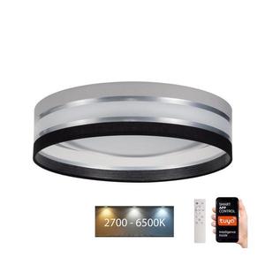 LED Stmívatelné stropní svítidlo SMART CORAL LED/24W/230V Wi-Fi Tuya černá + DO obraz