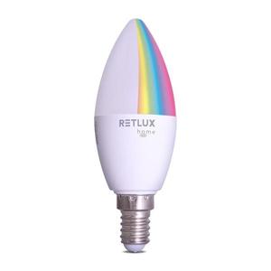 - LED RGBW Stmívatelná žárovka C37 E14/4, 5W/230V 2700-6500K Wi-Fi Tuya obraz