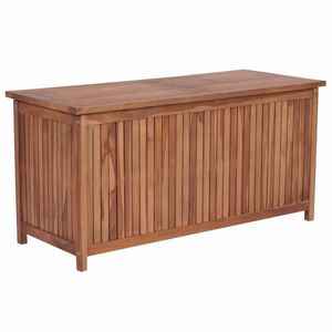 Zahradní úložný box teak Dekorhome 120 cm obraz