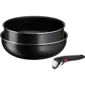 Hliníková sada nádobí 3 ks Ingenio Easy Cook & Clean Black – Tefal obraz