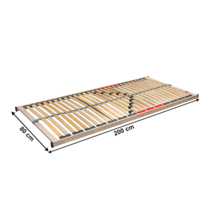 Lamelový rošt v rámu DOUBLE KLASIK NEW Tempo Kondela 80x200 cm obraz