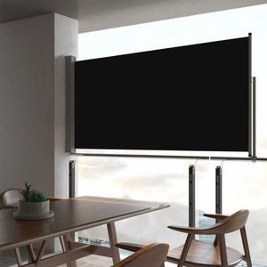 Zatahovací boční markýza 80x300 cm Dekorhome Černá obraz