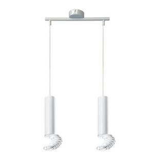 Závěsná lampa TUBA 2xGU10 Candellux Bílá obraz