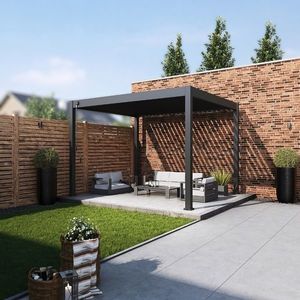 Bioklimatická pergola INTRO NEO 3, 6x3 m volně stojící Rojaplast obraz