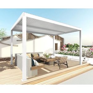 Bioklimatická zahradní pergola L46 3x3 m Bílá obraz